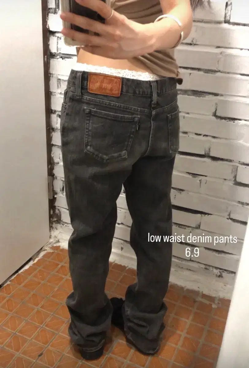 ヴィンテージ デニム low waist denim Tシャツ 7,770円