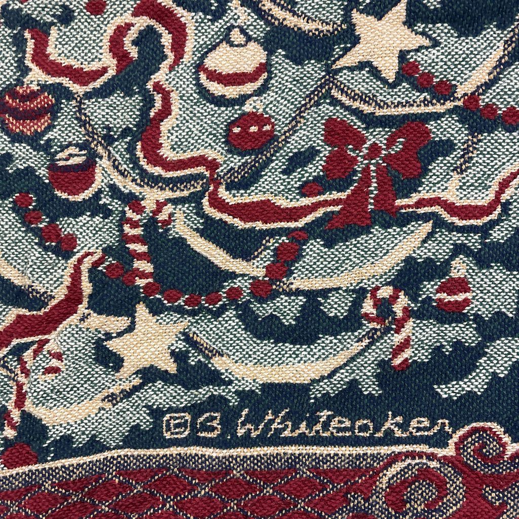 vintageラグ ブランケット マルチカバー タペストリー クリスマス