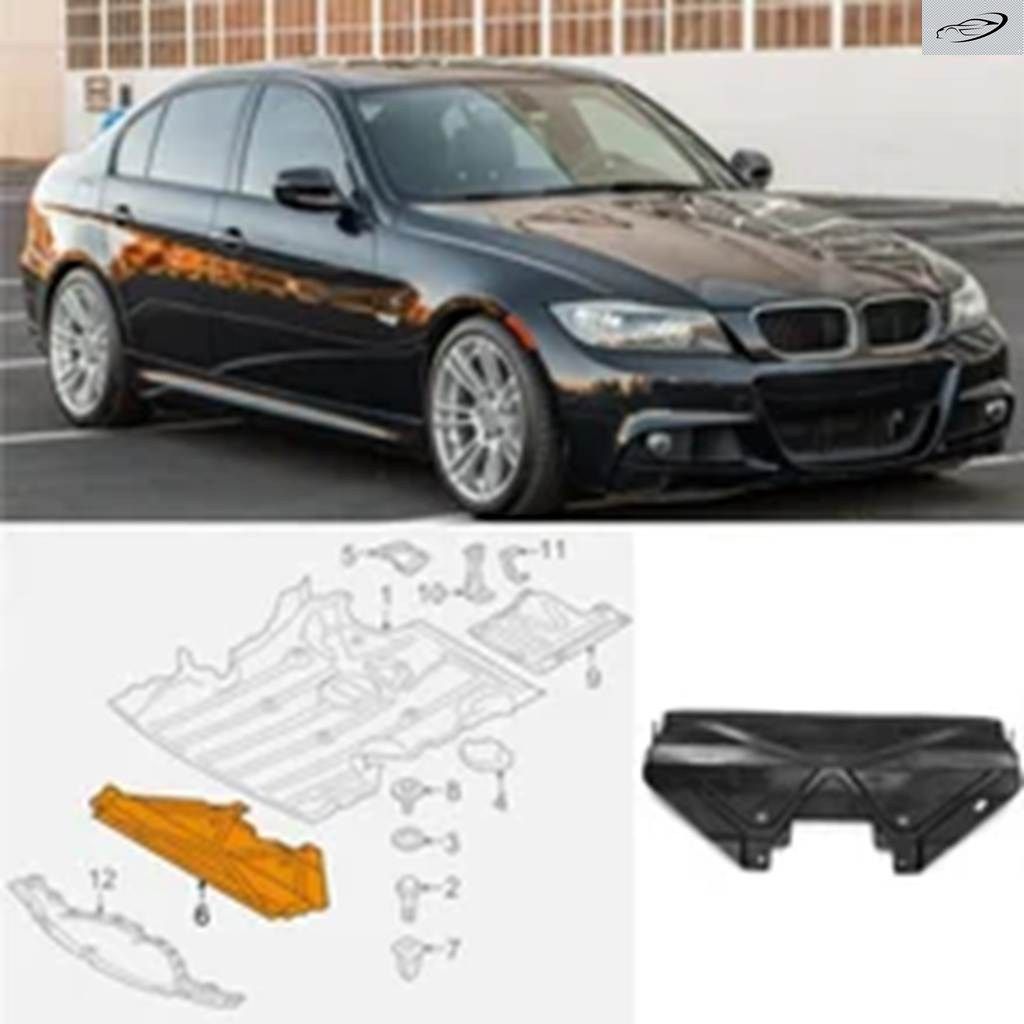 ラジエーター マッドガード 51757128503 BMW 1 3シリーズ E87 E90 2009-2012用