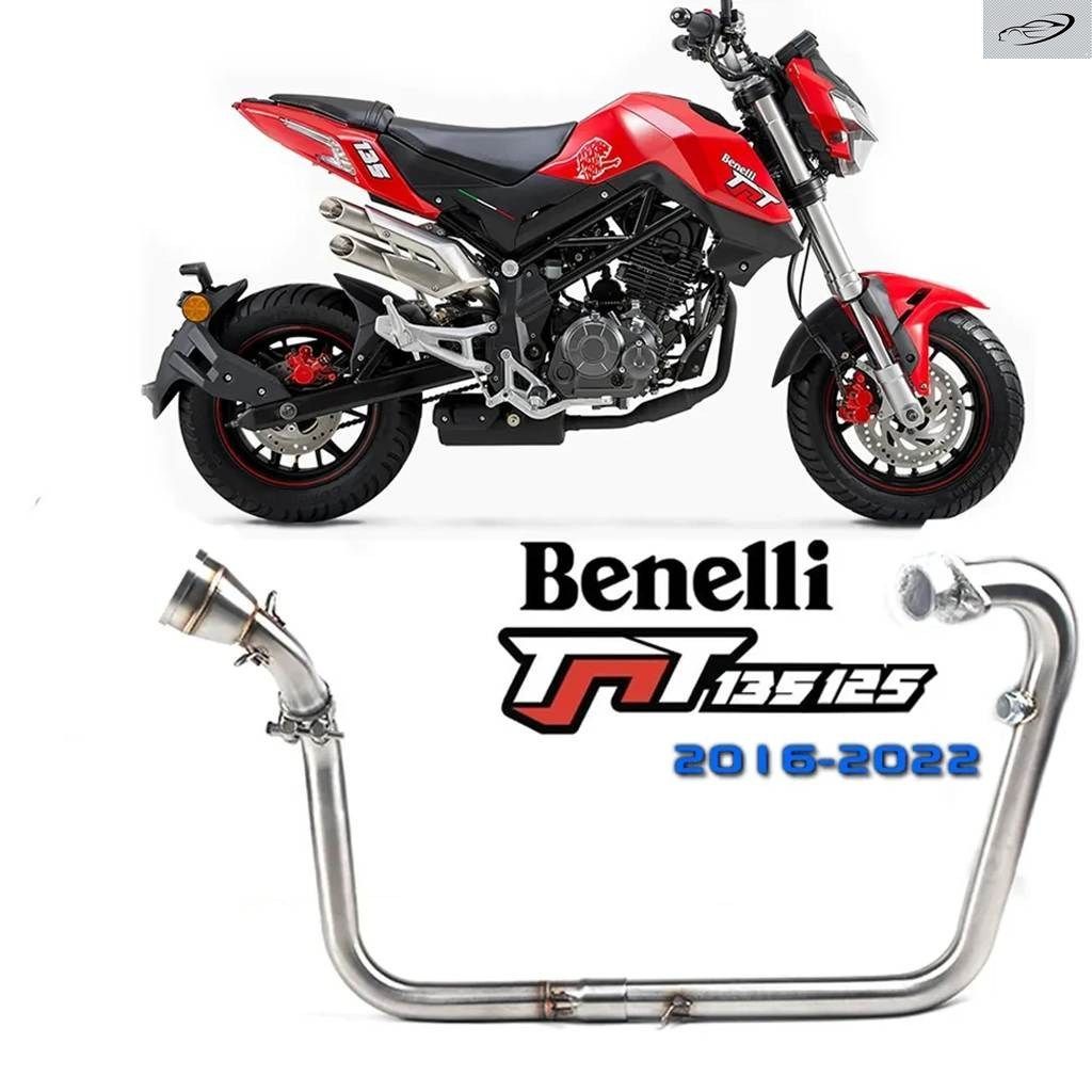 TNT125 TNT135 フル システム エキゾースト ベネリ TNT 125 135 バイク 用エキゾーストマフラー フロント パイプ チューブ TNT135 バイク