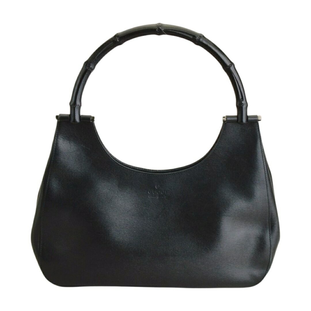 グッチ GUCCI バンブー 3739 ハンドバッグ レザー ヴィンテージ ブラック レディース F-B6921 15,272円