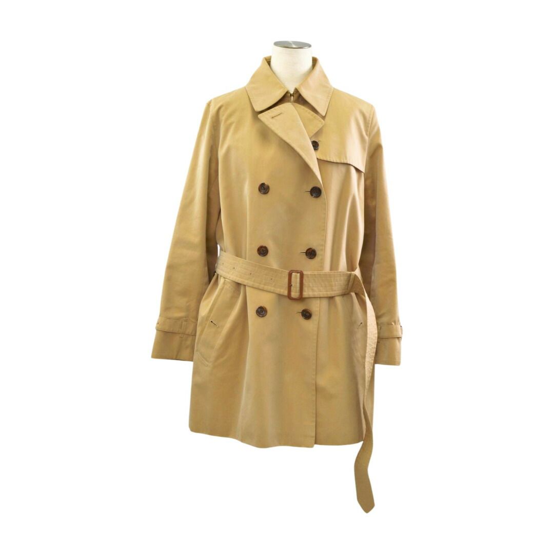 バーバリー BURBERRY LONDON トレンチコート ライナー付き チェック 40サイズ ベージュ レディース F-L8599