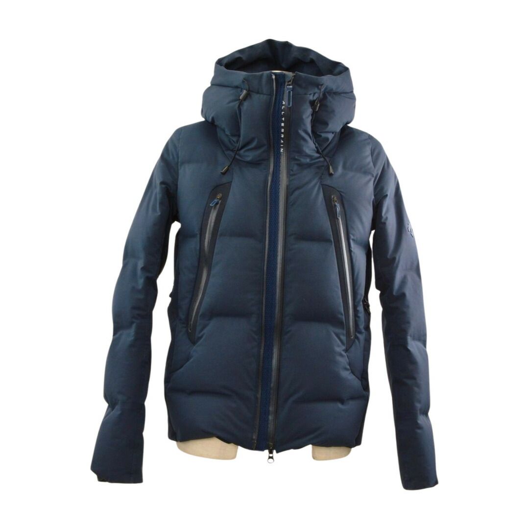 デサント DESCENTE 水沢ダウン オルテライン マウンテニア ダウンジャケット DAMWGK30U Sサイズ 紺 メンズ F-L8603
