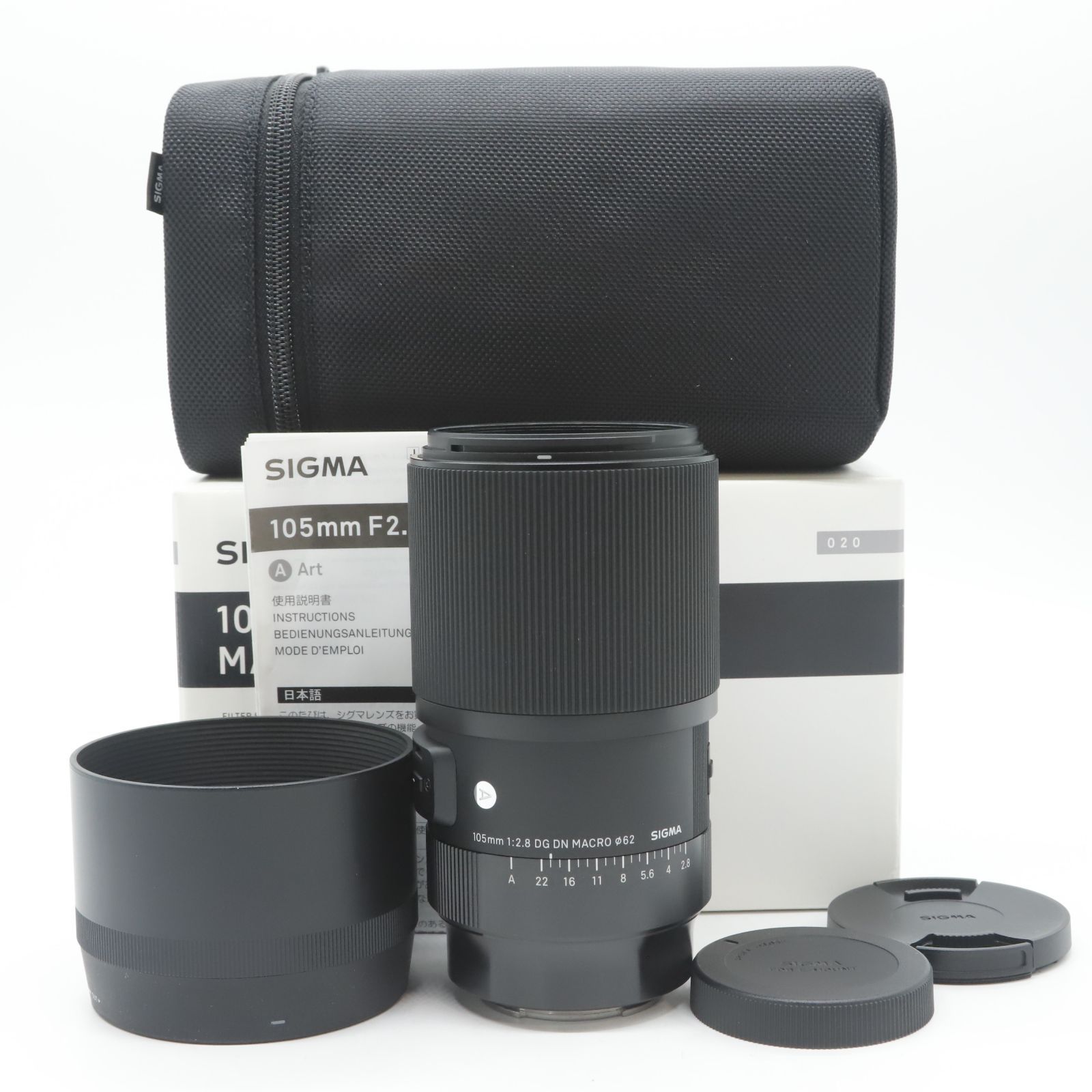 ■ほぼ新品■ SIGMA シグマ(Sigma) レンズ 105mm F2.8 DG DN MACRO Sony ソニー Eマウント 単焦点 望遠 フルサイズ ミラーレス用 Art