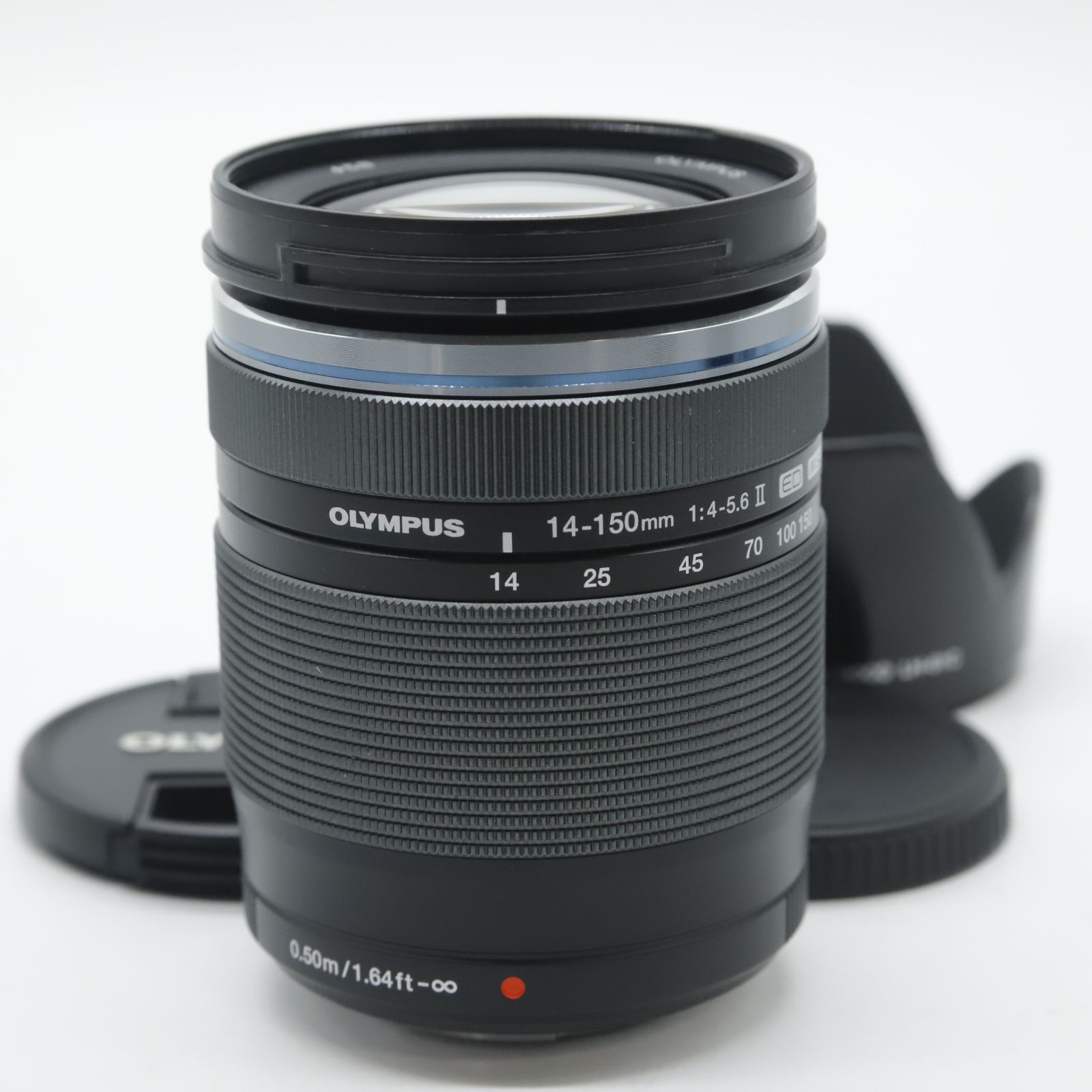 ■ほぼ新品■ OLYMPUS OM SYSTEM マイクロフォーサーズレンズ 防塵 防滴 M.ZUIKO DIGITAL ED 14-150mmF4.0-5.6II EZ-M14150F4.0-5.6II 42,800円