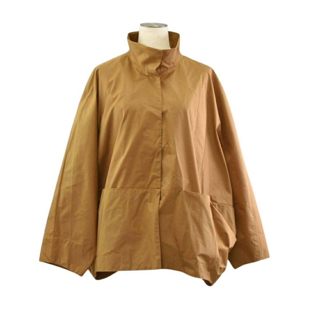 シビラ Sybilla ジャケット ポリエステル ビッグシルエット サイズ M ブラウン レディース F-L8657
