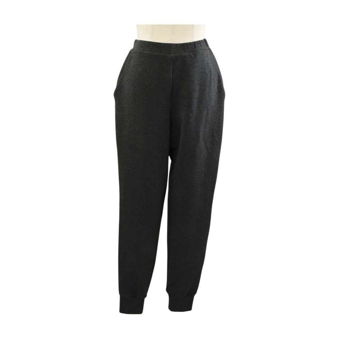 セオリー Theory パンツ CL JOGGER PANT GB DOUBLE KN LT N 裾リブ Pサイズ チャコールグレー レディース F-M13865
