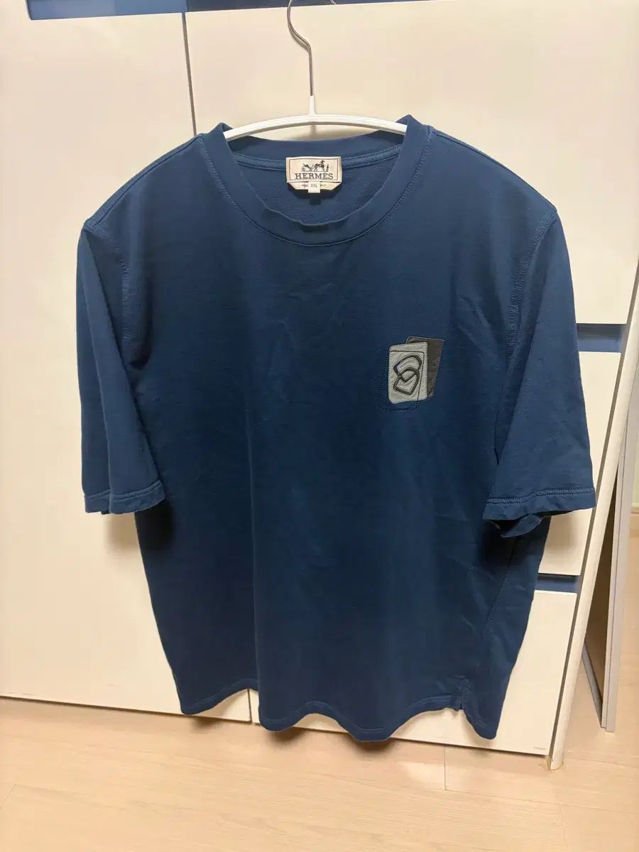 エルメス 半袖 ネイビー XXL