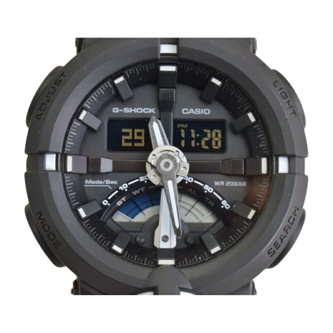 CASIO カシオ G-SHOCK ジーショック Gショック 腕時計 ANALOG-DIGITAL GA-500 ブラック メンズ F-WT363