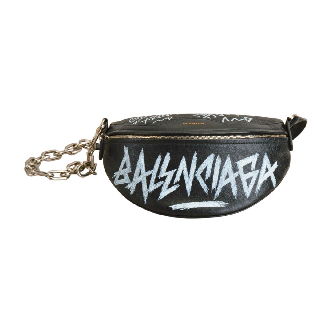 バレンシアガ Balenciaga ショルダーバッグ/クロスボディ チェーン レザー ブラック レディース F-YA1233 65,824円