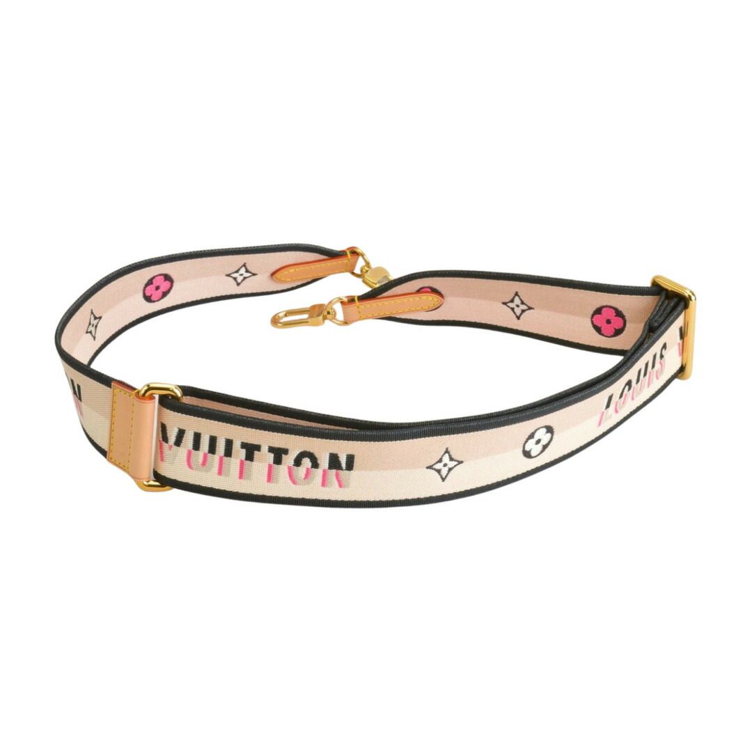 ルイヴィトン LOUIS VUITTON ストラップ バンドリエール アジャスタブルシグネチャー キャンバス ベージュ レディース F-YA1243