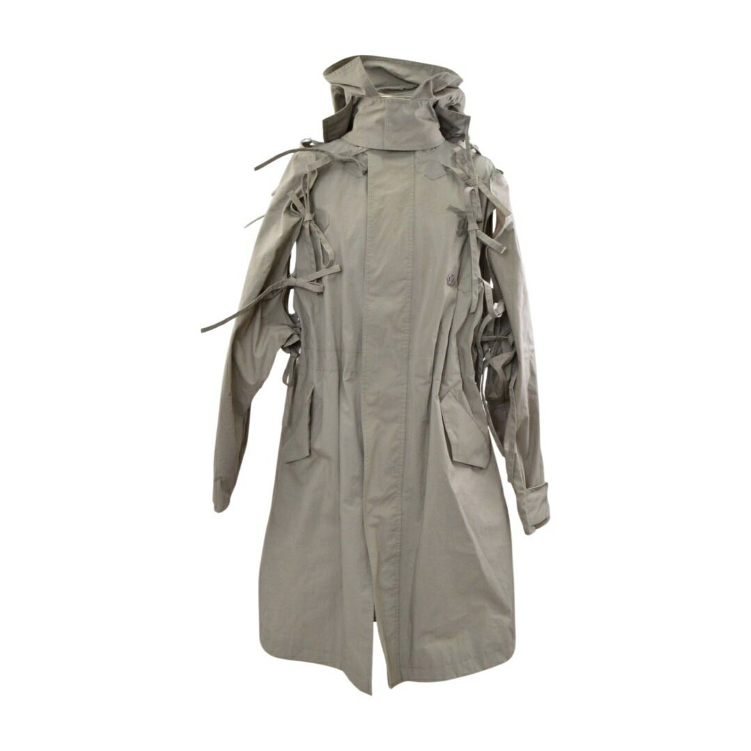 ルイヴィトン Louis Vuitton コート ナイロン マルチポケット RM201 TFY HIK75E サイズ 48 ライトグレー メンズ F-YA1248