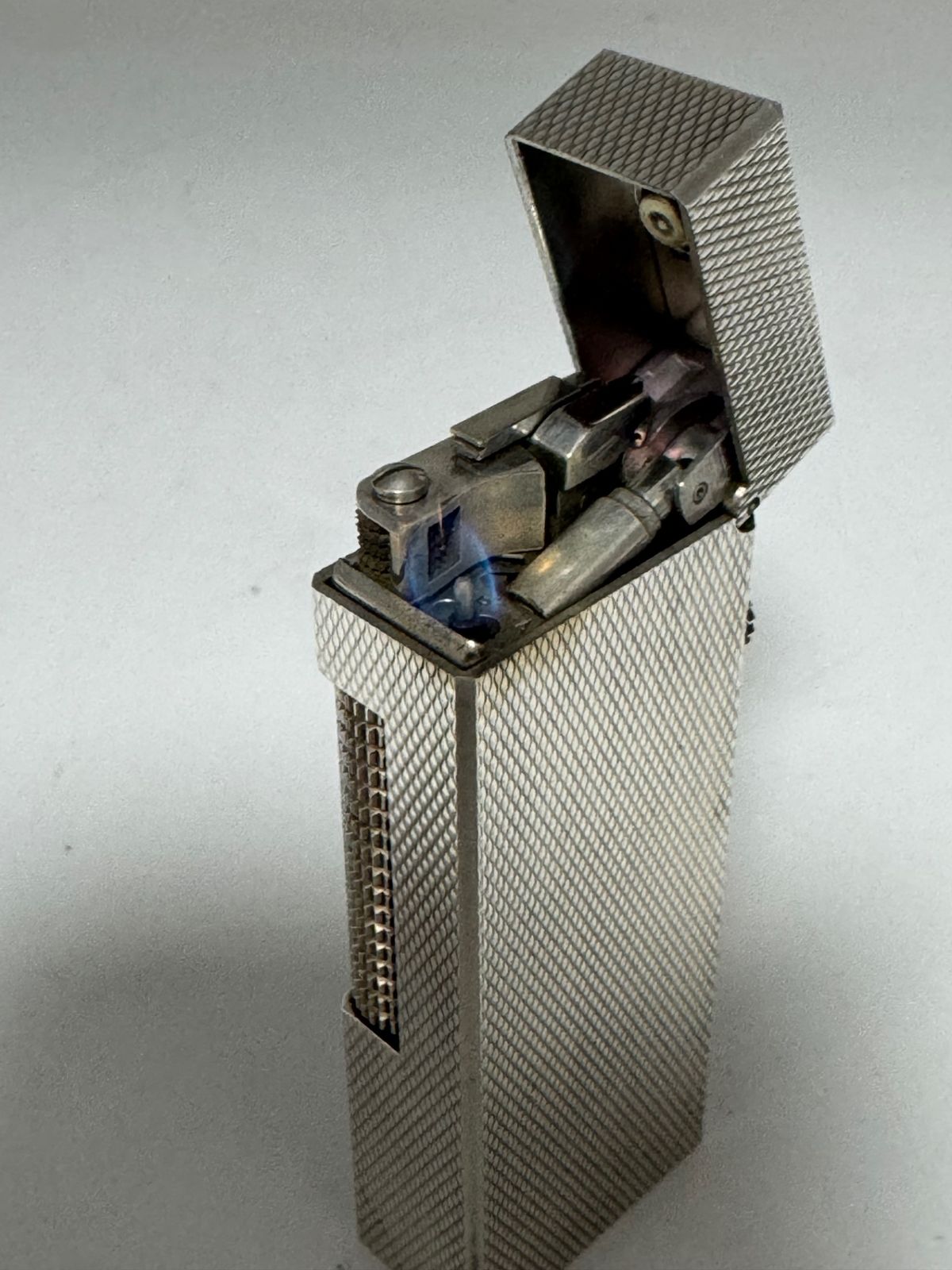 【美品】Dunhill ダンヒル ローラー式 ガスライター シルバー I245
