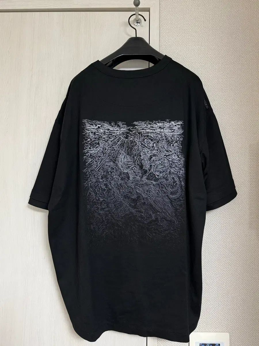 (48) 24fw SONGZIO HOMME(ソンジオ・オム) エンブロイダード 刺繍 半Tシャツ ブラック