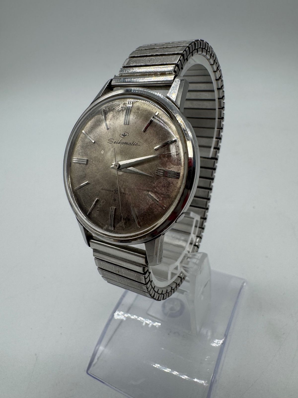 SEIKO セイコーマティック ダイヤショック 30石 自動巻き メンズ腕時計 稼働品 P3389