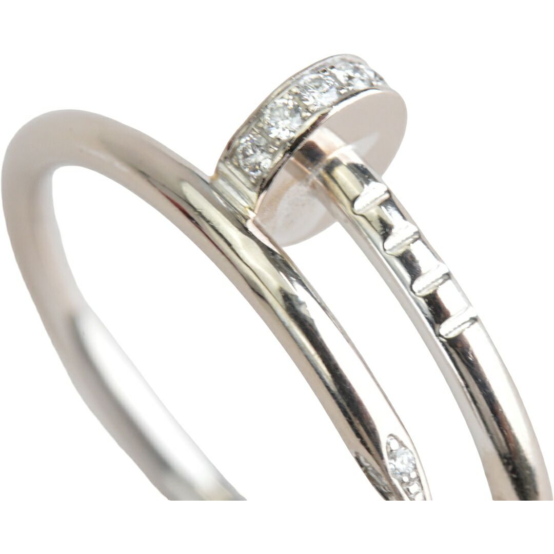 カルティエ Cartier ジュストリング 指輪 Au750 K18WG ホワイト