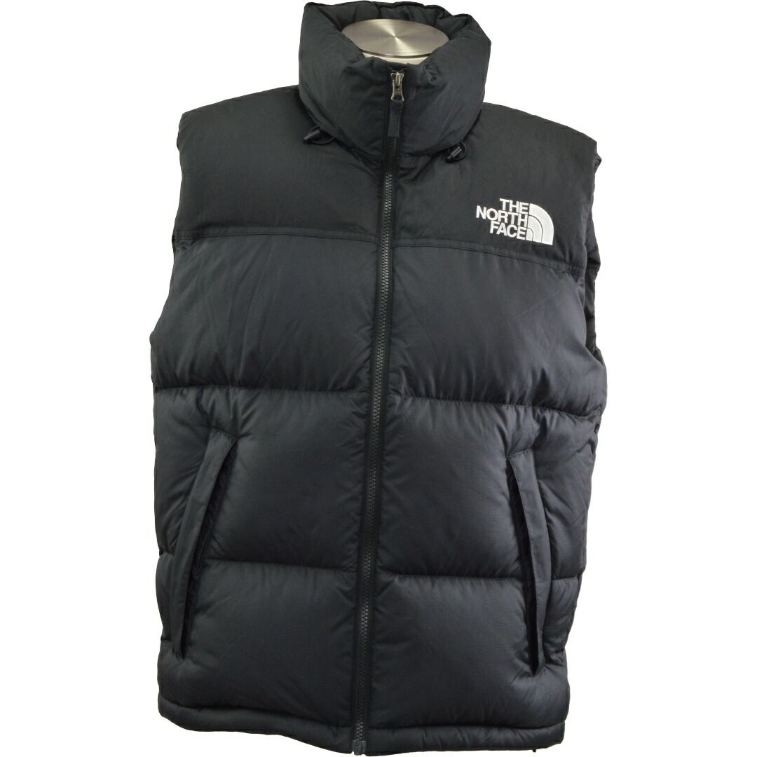 ザ・ノース・フェイス THE NORTH FACE ND92338 ダウンベスト ジャケット ヌプシベスト Mサイズ ブラック メンズ F-L8755