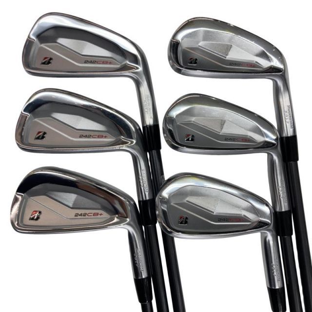 【中古】 ブリヂストン BRIDGESTONE 242CB+ 6S アイアンセット IR Diamana Thump iB70 (フレックスS) メンズ 男性用 右利き 右用 Cランク ゴルフクラブ