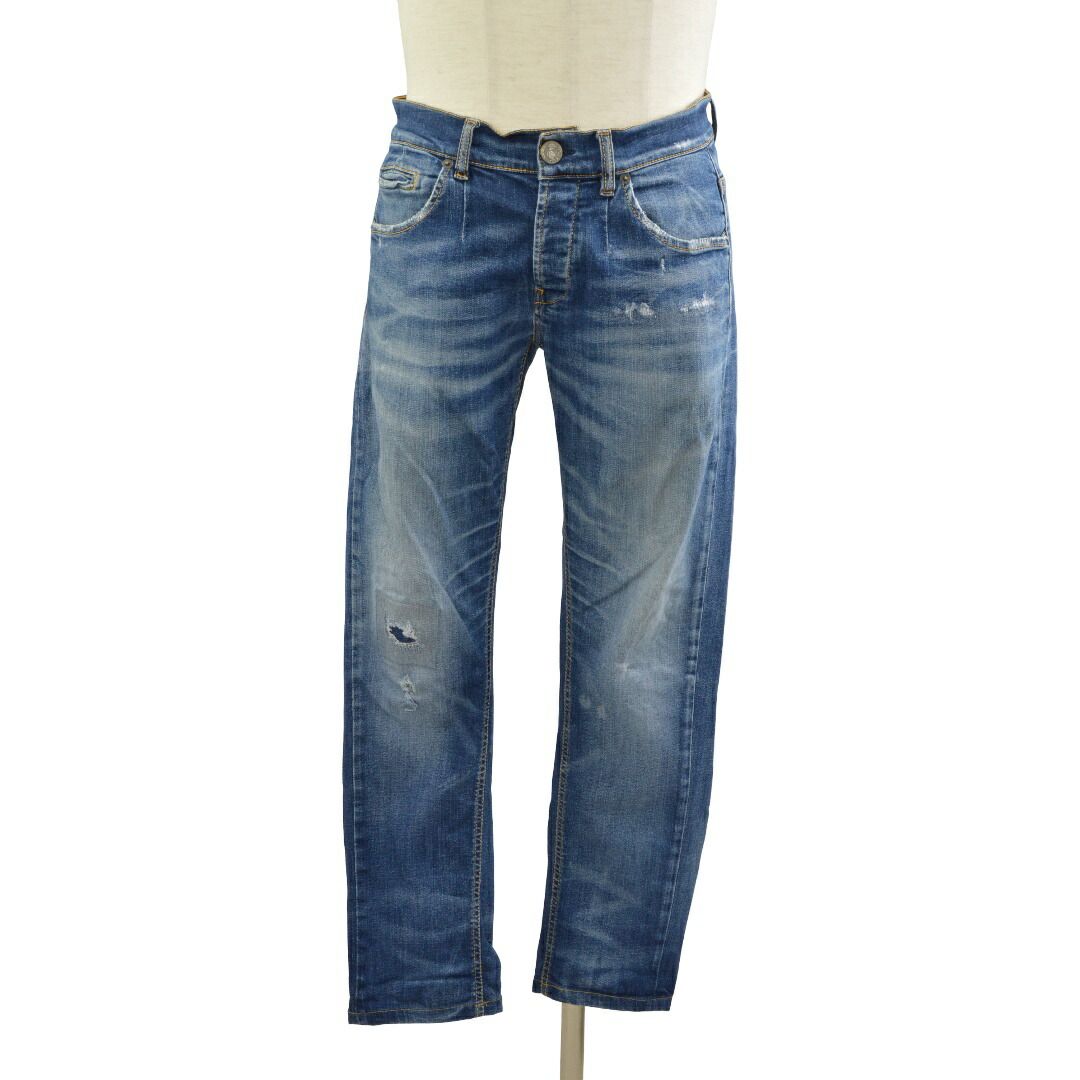 プレミアムムードデニムスーペリア PREMIUM MOOD DENIM SUPERIOR デニムパンツ ダメージ加工 32サイズ ブルー メンズ F-M13976