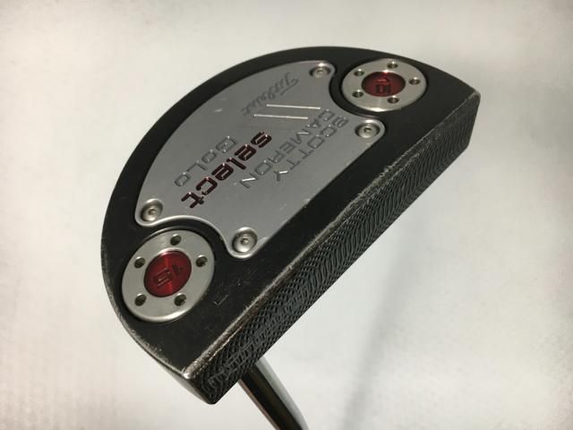 返品OK 【中古ゴルフクラブ】タイトリスト スコッティ・キャメロン セレクト ブラックミスト GoLo オリジナルスチール パター