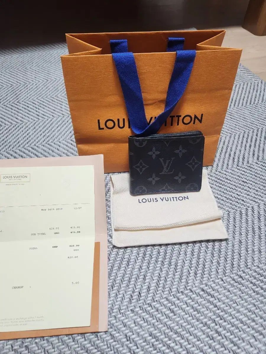 ギャラリー Louis Vuitton モノグラム 二つ折り財布
