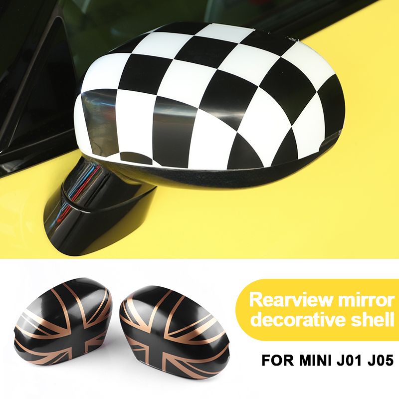 MINI Cooper S E SE J01 EV J05 エースマン対応 バックミラーカバー デコレーション