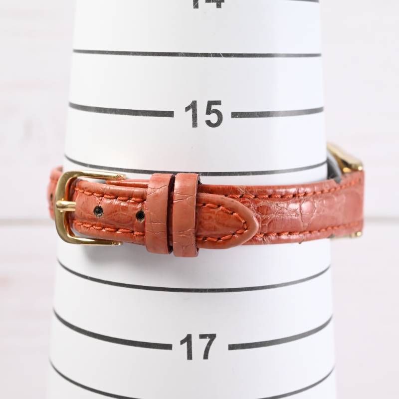 CITIZEN シチズン REGUNO レグノ ソーラー腕時計 レディース オーバルケース ゴールド×レザーベルト きれいめ 上質 大人カジュアル 動作確認済み