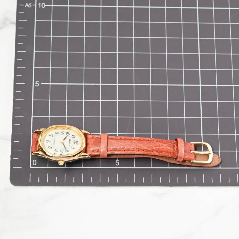 CITIZEN シチズン REGUNO レグノ ソーラー腕時計 レディース オーバルケース ゴールド×レザーベルト きれいめ 上質 大人カジュアル 動作確認済み