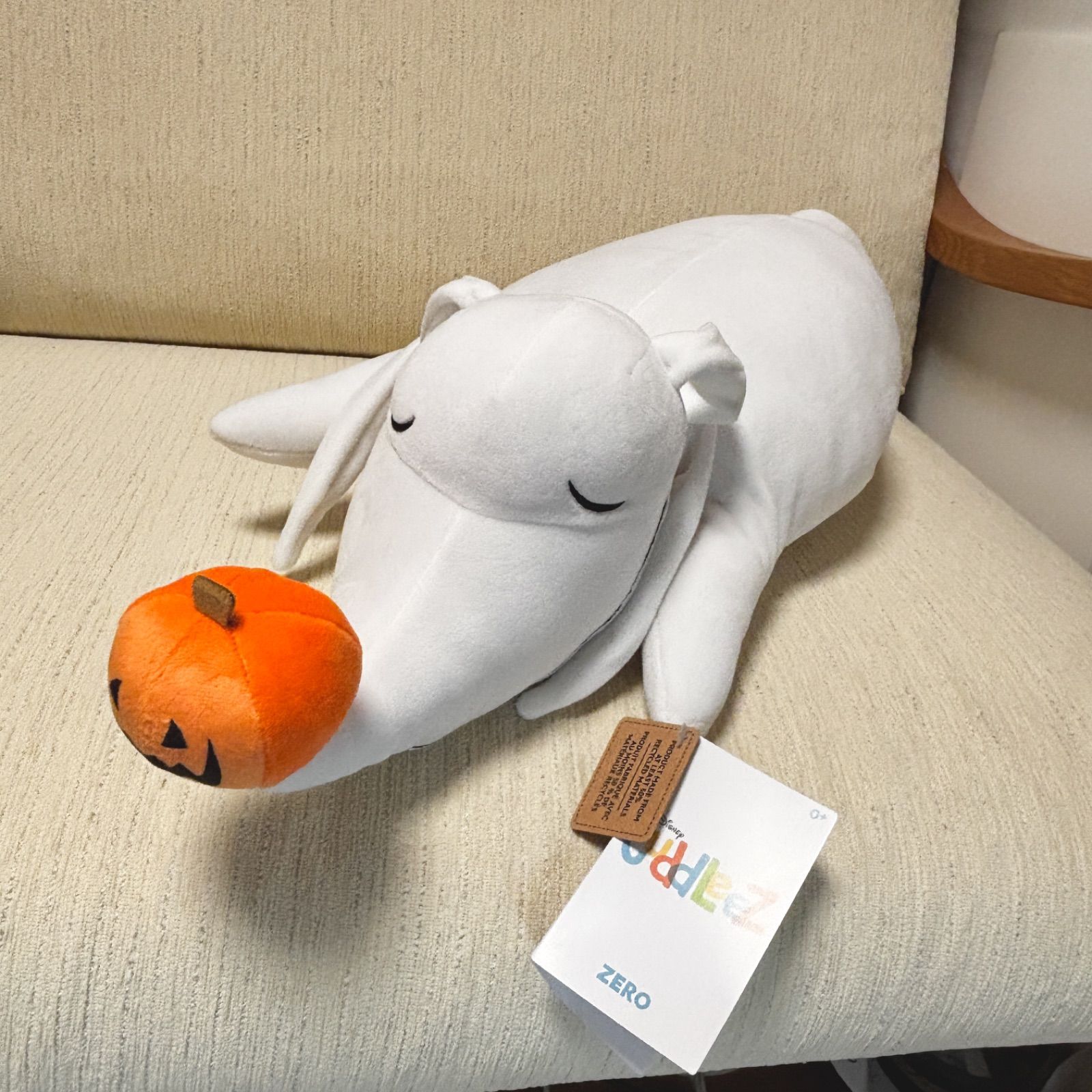 ナイトメアビフォアクリスマス ゼロ 大きい ぬいぐるみ クッション 新品【ゼロ】ナイトメアビフォアクリスマス 70cm 抱き枕 ぬいぐるみ