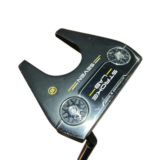 【中古】 オデッセイ STROKE LAB BLACK SEVEN S 34インチ パター PT STROKE LAB BLACK (フレックスその他) メンズ 男性用 右利き 右用 Cランク ゴルフクラブ