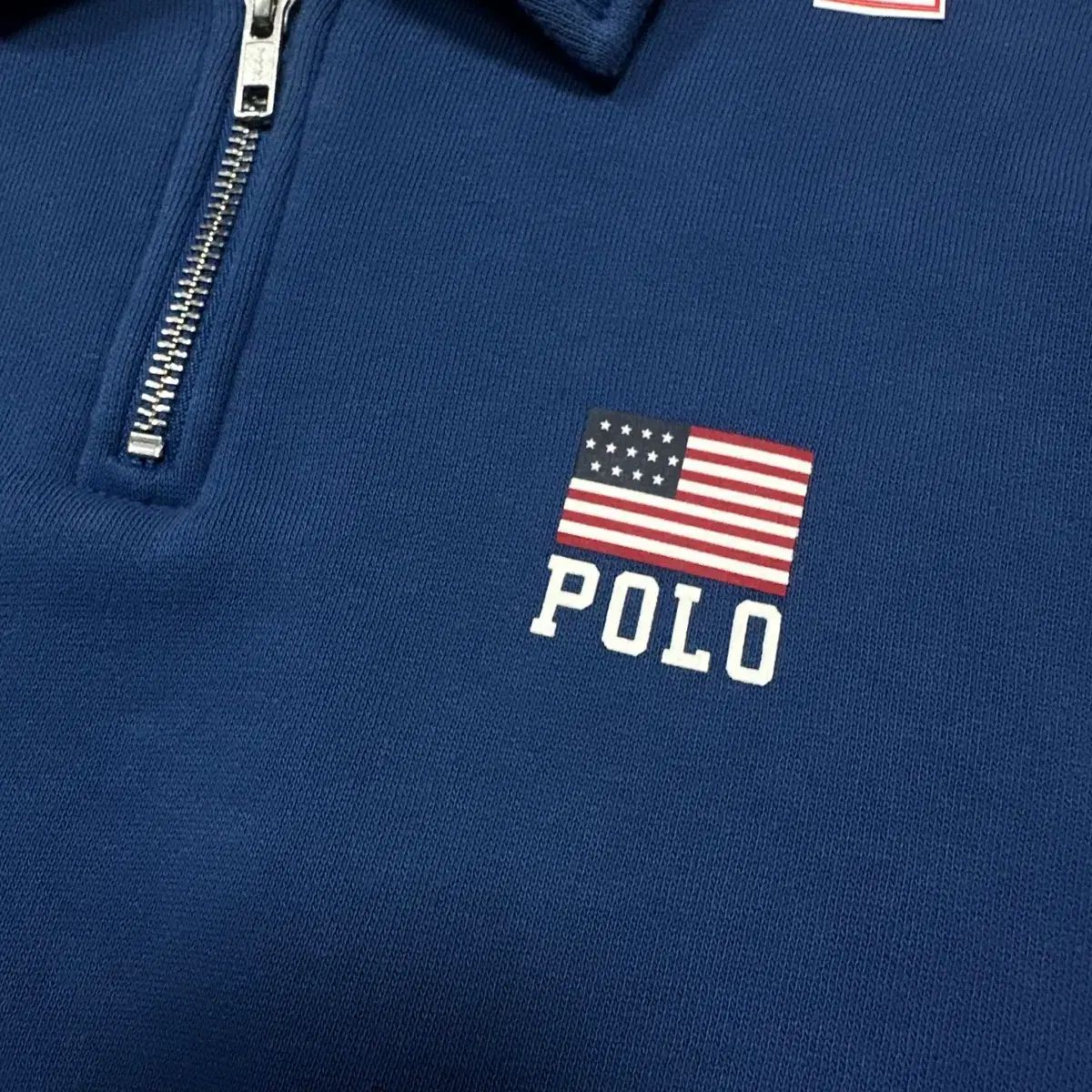 古着 ラルフローレン Ralph Lauren POLO RALPH LAUREN 星条旗柄 ハーフ