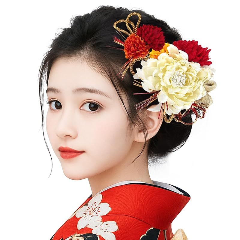 髪飾り 成人式 : 振袖 卒業式 [OTAKUMARKET] 袴 リボン 着物 浴衣 