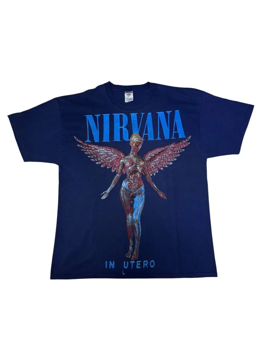 ヴィンテージ 00s NIRVANA(ニルヴァーナ) IN UTERO Tシャツ XL