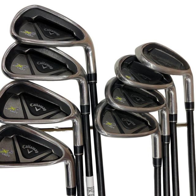 【中古】 キャロウェイ X2 HOT 8S アイアンセット IR X2 HOT(アイアン) (フレックスR) メンズ 男性用 右利き 右用 Cランク ゴルフクラブ