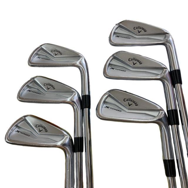 【中古】 キャロウェイ X FORGED(2024) 6S アイアンセット IR Dynamic Gold MID 115 (フレックスS) メンズ 男性用 右利き 右用 Cランク ゴルフクラブ