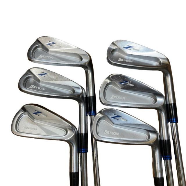 【中古】 ダンロップ SRIXON Z765 限定(ブルー) 6S アイアンセット IR Dynamic Gold D.S.T Design Tuning(ブルー) (フレックスS) メンズ 男性用 右利き 右用 Cランク ゴルフクラブ