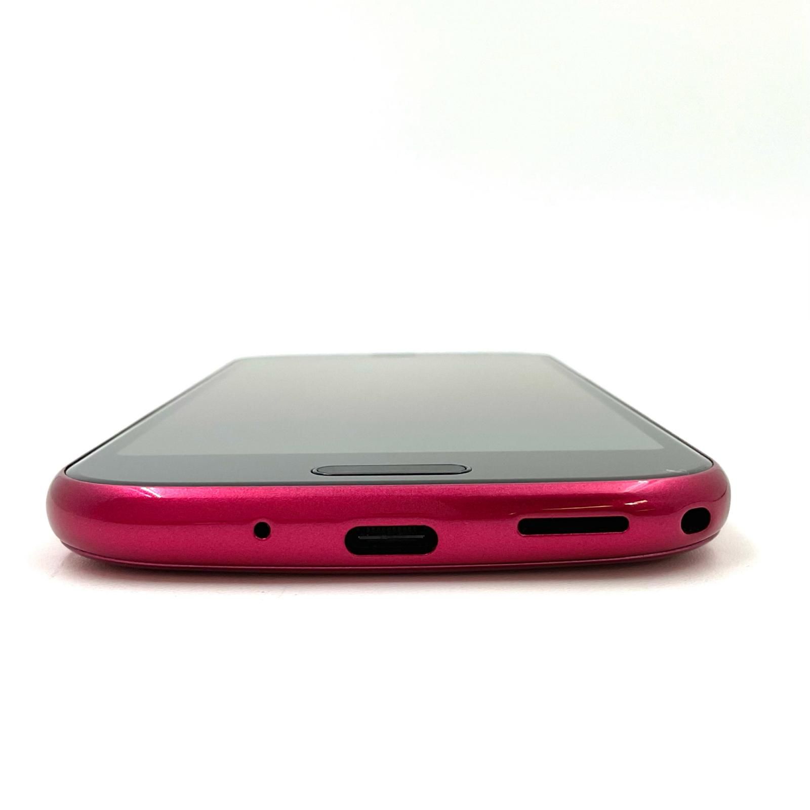 美品】富士通 らくらくスマホ F-52B 64GB ピンク SIMフリー docomo 