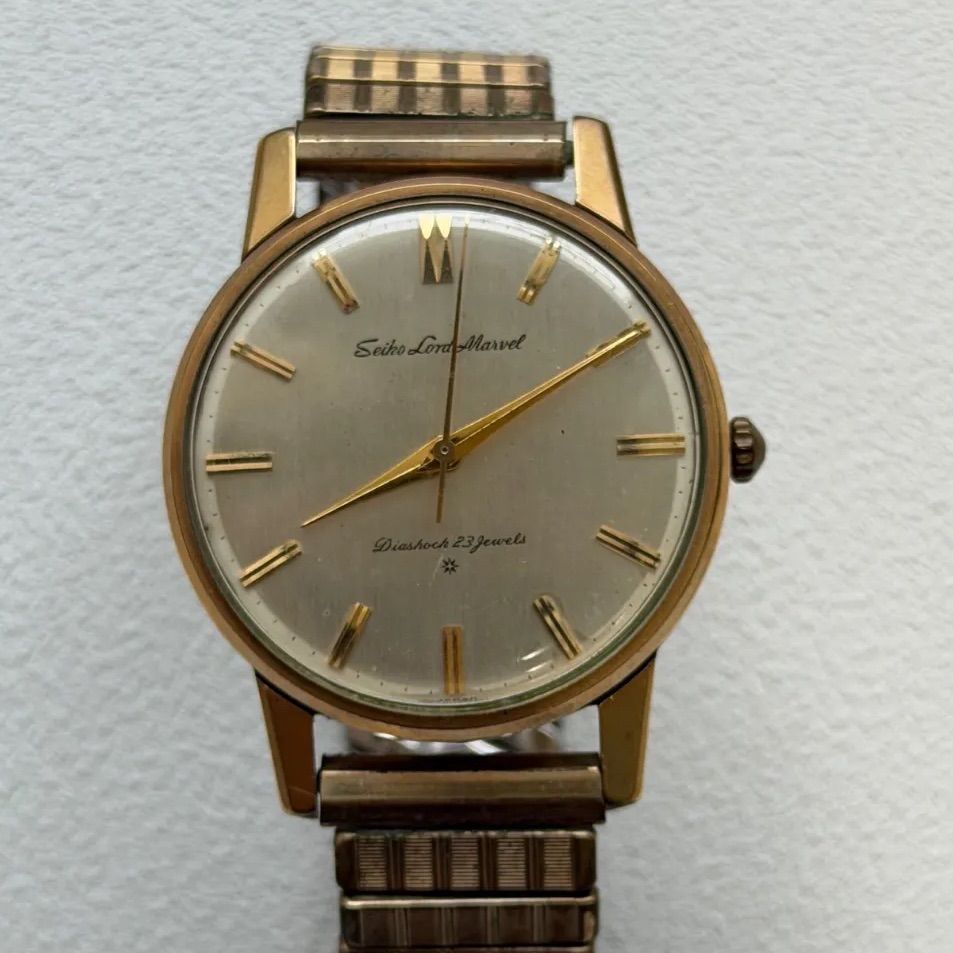 SEIKO Lord Matic（ロードマチック）23石 自動巻き メンズ腕時計 可動