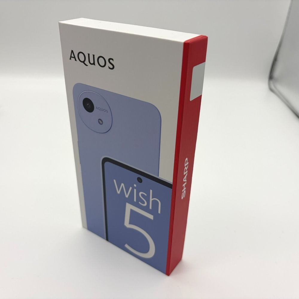 【新品未使用】AQUOS wish5 SH-M32 ミソラ【SIMフリー】 SHARP AQUOS Androidスマホ wish5 ミソラ SIMフリー SH-M32 未使用品