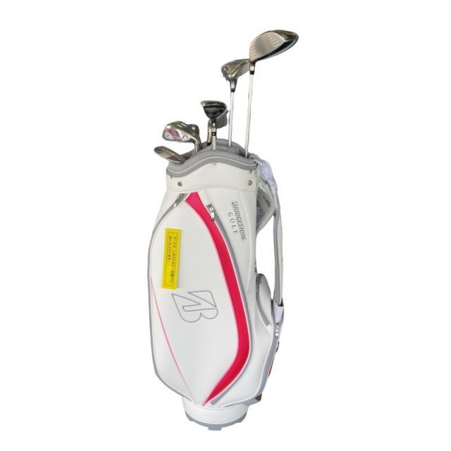 【中古】 ブリヂストン BRIDGESTONE BG-100L 8S レディース(CB付) ピンク クラブセット CS BG-100Li (フレックスL) レディース 女性用 右利き 右用 Nランク ゴルフクラブ