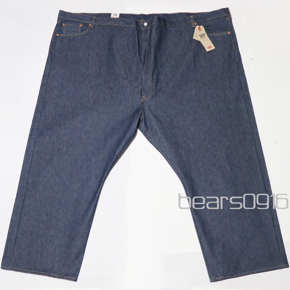 【最大サイズ】 リーバイス LEVI'S 501 リジッド デニム ジーンズ メンズ W66 L28 10XL 新品タグ付き 濃紺 LEVIS メキシコ製 激レア 100%コットン 店舗ディスプレイ アメリカ購入