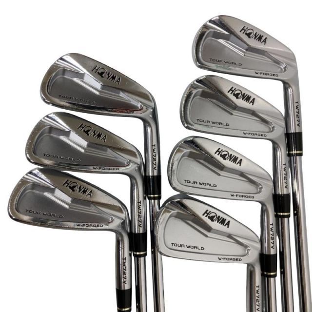 【中古】 本間ゴルフ TOUR WORLD TW727V FORGED 8S アイアンセット IR リシャフト (フレックスその他) メンズ 男性用 右利き 右用 Cランク ゴルフクラブ