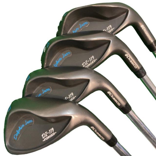 【中古】 キャスコ Dolphin Iron DI-119(ブラック) 4S アイアンセット IR NS PRO ZELOS 8 (フレックスS) メンズ 男性用 右利き 右用 Cランク ゴルフクラブ
