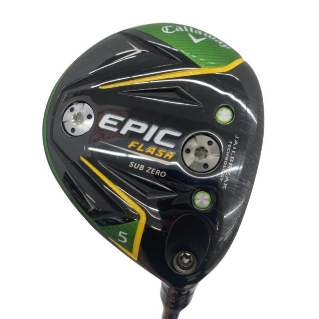 【中古】 キャロウェイ EPIC FLASH SUBZERO 5W フェアウェイウッド FW 純正特注シャフト (フレックスS) メンズ 男性用 右利き 右用 Cランク ゴルフクラブ 12,459円