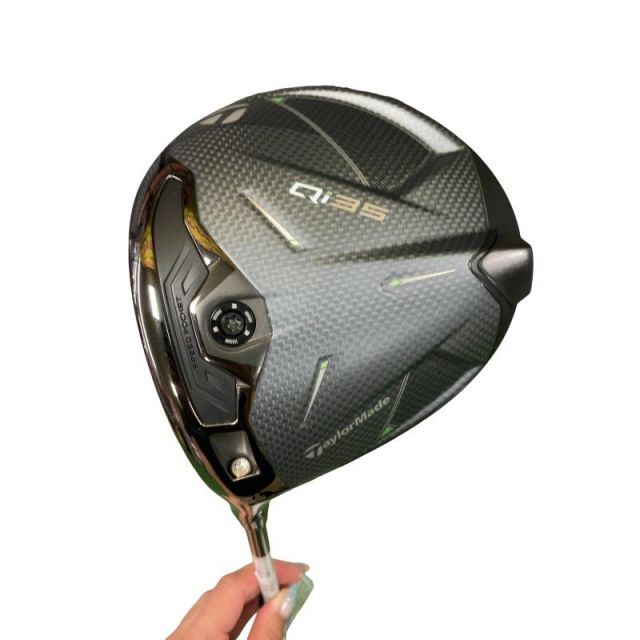 【中古】 テーラーメイド Qi35 10.5° レフティ ドライバー DR Diamana SILVER TM55(Qi35 DR) (フレックスS) メンズ 男性用 左利き レフティ 左用 Cランク ゴルフクラブ