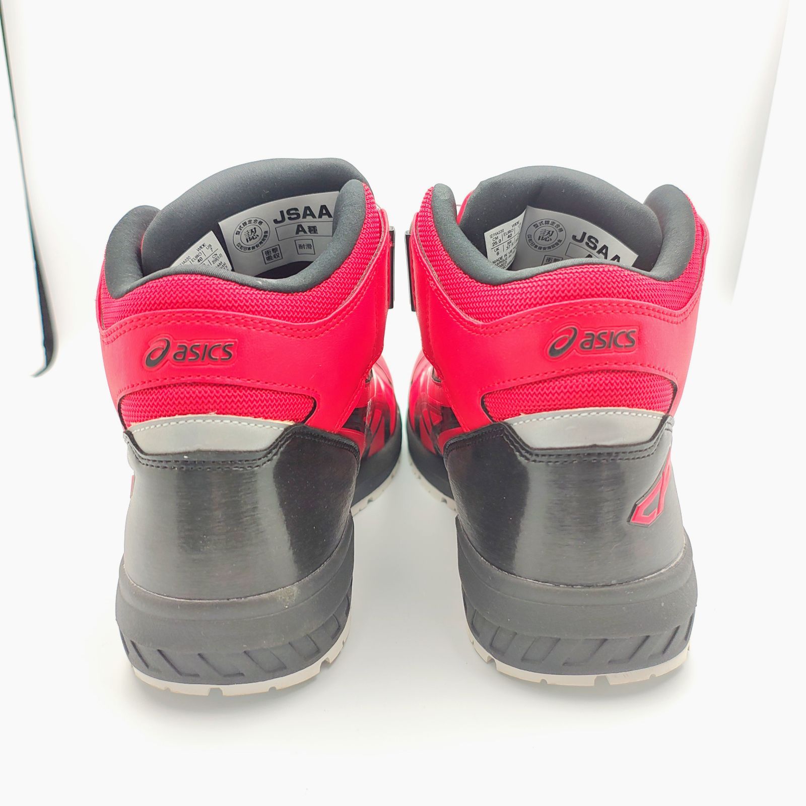 アシックス 安全靴 ウィンジョブ CP304 BOA クラシックレッド×ブラック