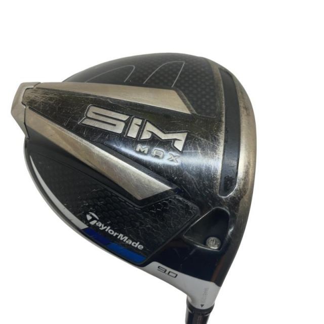 【中古】 テーラーメイド SIM MAX 9° ドライバー DR TENSEI BLUE TM50(DR) (フレックスS) メンズ 男性用 右利き 右用 Cランク ゴルフクラブ