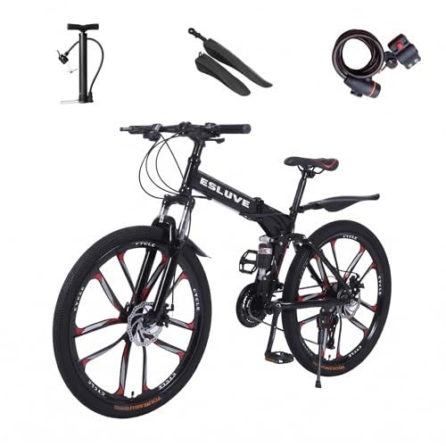 ★新品★マウンテンバイク 折りたたみ可能 MTB 26インチ 21段変速 適用身長160cm以上 折りたたみマウンテンバイク 前後サスペンション ディスクブレーキ 軽量化高炭素鋼フレーム MTB 自転車 大人 子供用 通学 通勤 サイクリング 街乗り