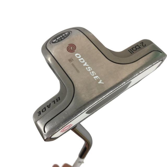 【中古】 オデッセイ WHITE STEEL 2・ball BLADE 33インチ パター PT スチール (フレックスその他) メンズ 男性用 右利き 右用 Cランク ゴルフクラブ