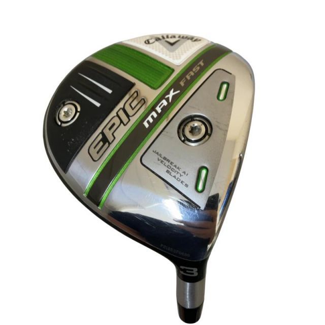 【中古】 キャロウェイ EPIC MAX FAST 3W レディース フェアウェイウッド FW ELDIO for CW 40(FW) (フレックスL) レディース 女性用 右利き 右用 Cランク ゴルフクラブ
